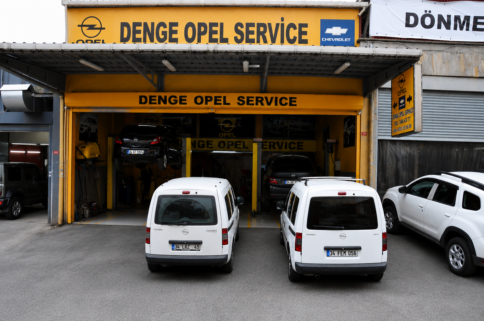 Denge Otomotiv Maslak, Opel, Chevrolet, Citroen ve DS özel servis ön görünüm